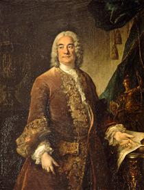 Louis Tocque Portrait of Charles Francois Paul Le Normant de Tournehem France oil painting art